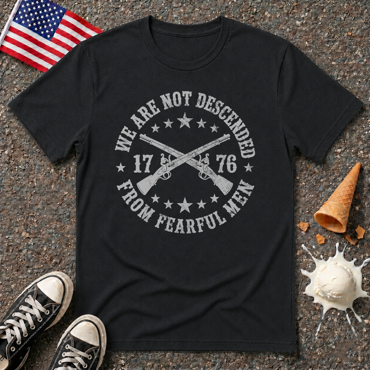 'We Are Not Descended From Fearful Men' Tee