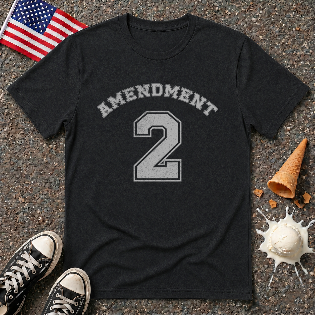 "Amendment 2" Vintage Tee