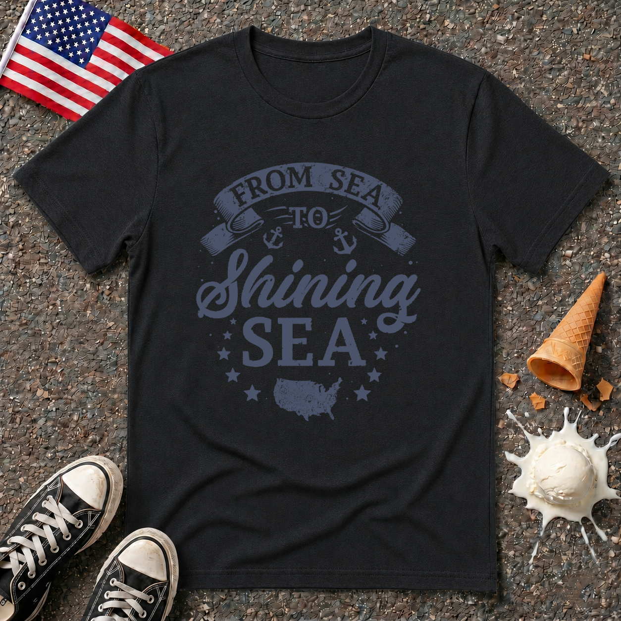 "From Sea to Shining Sea" Vintage Tee