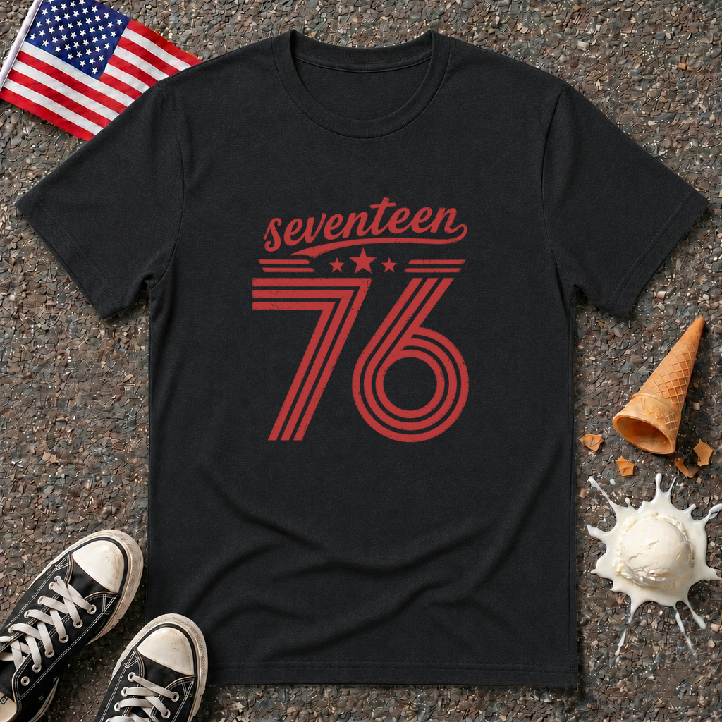 "Seventeen 76" Retro Tee