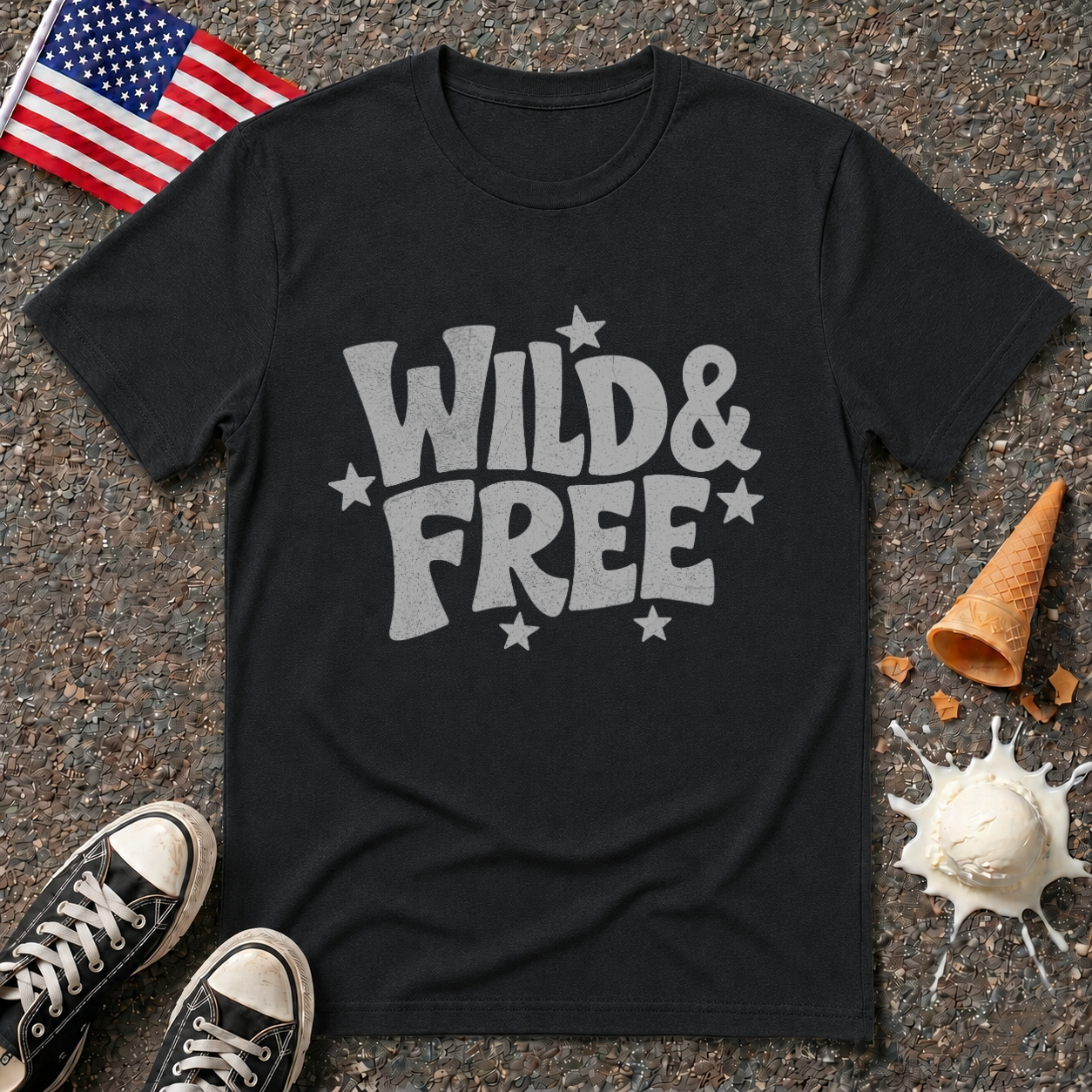 "Wild & Free" Tee