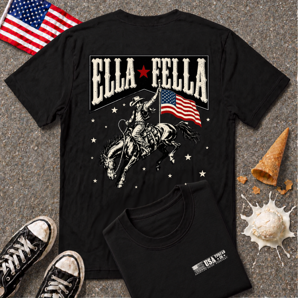 "Ella Fella" Americana Tee - Back Design