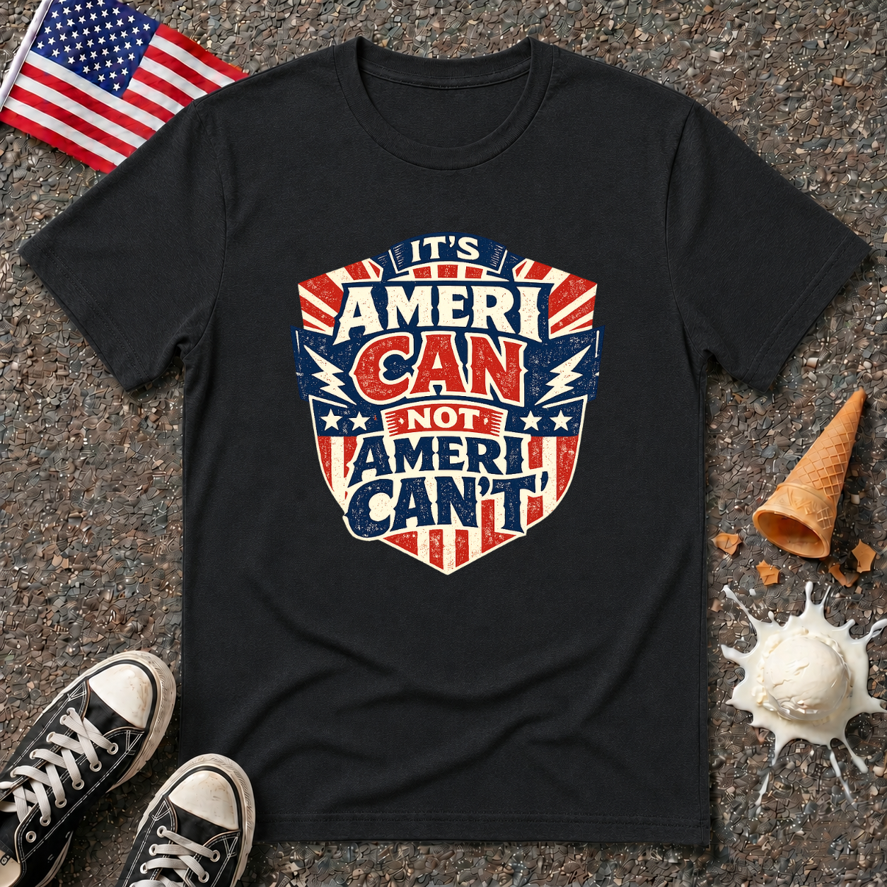 "It's Ameri-CAN" Vintage Tee