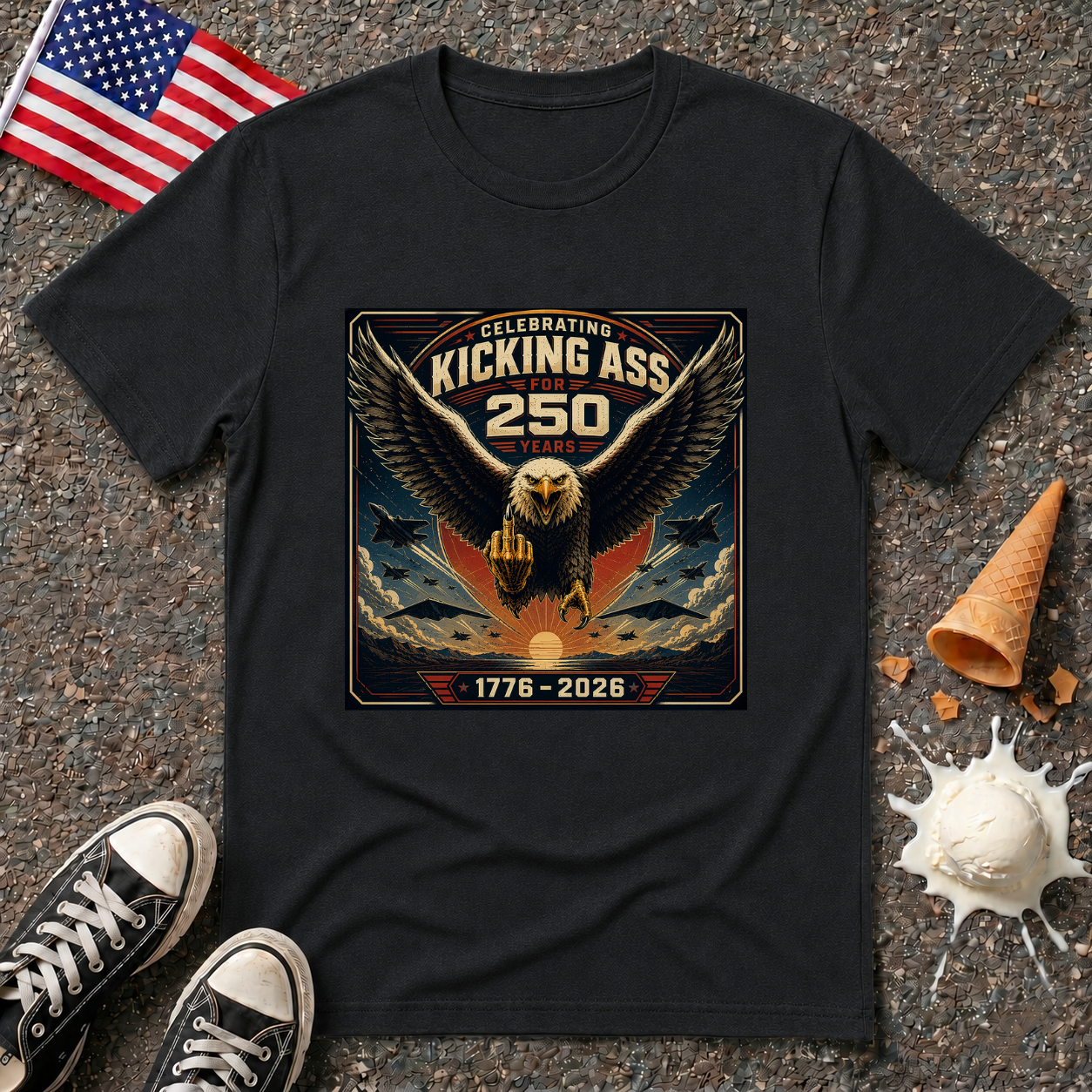 "Kicking Ass for 250 Years" Tee
