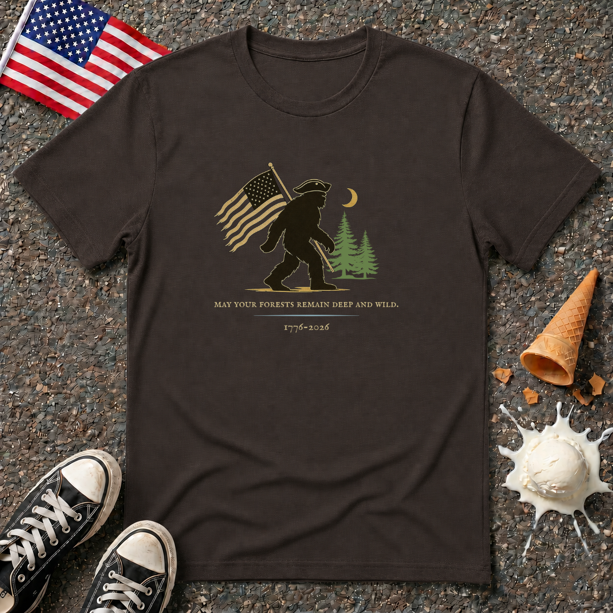 "Deep and wild." Tee