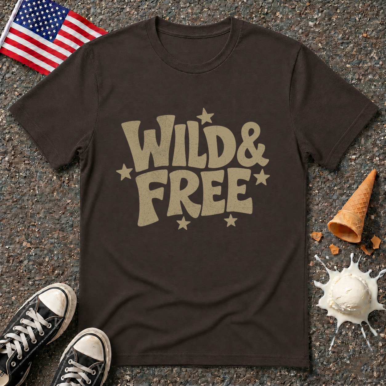 "Wild & Free" Tee