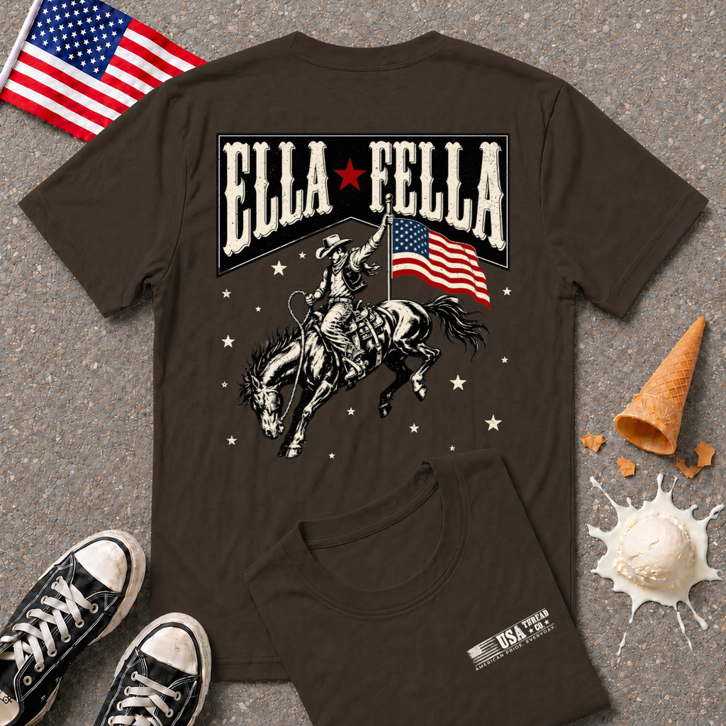 "Ella Fella" Americana Tee - Back Design