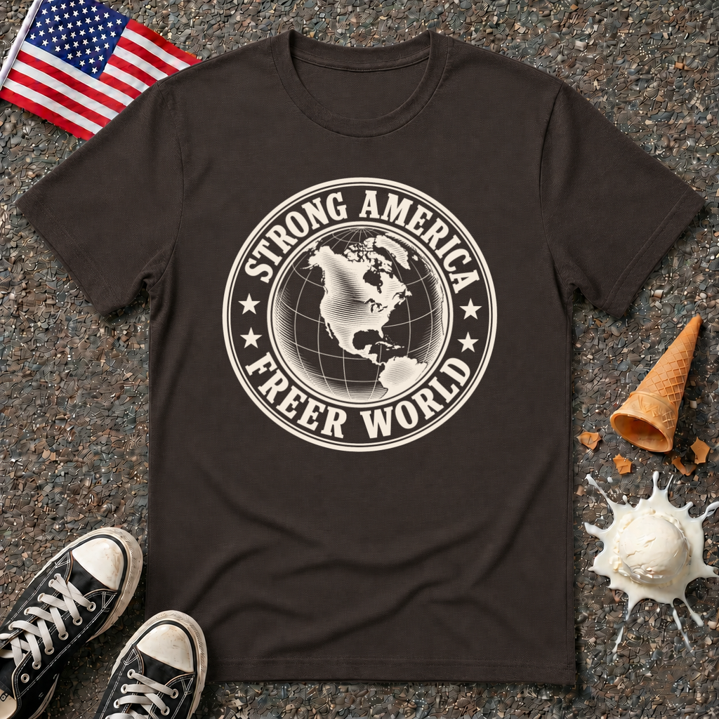 "Strong America, Freer World" Tee