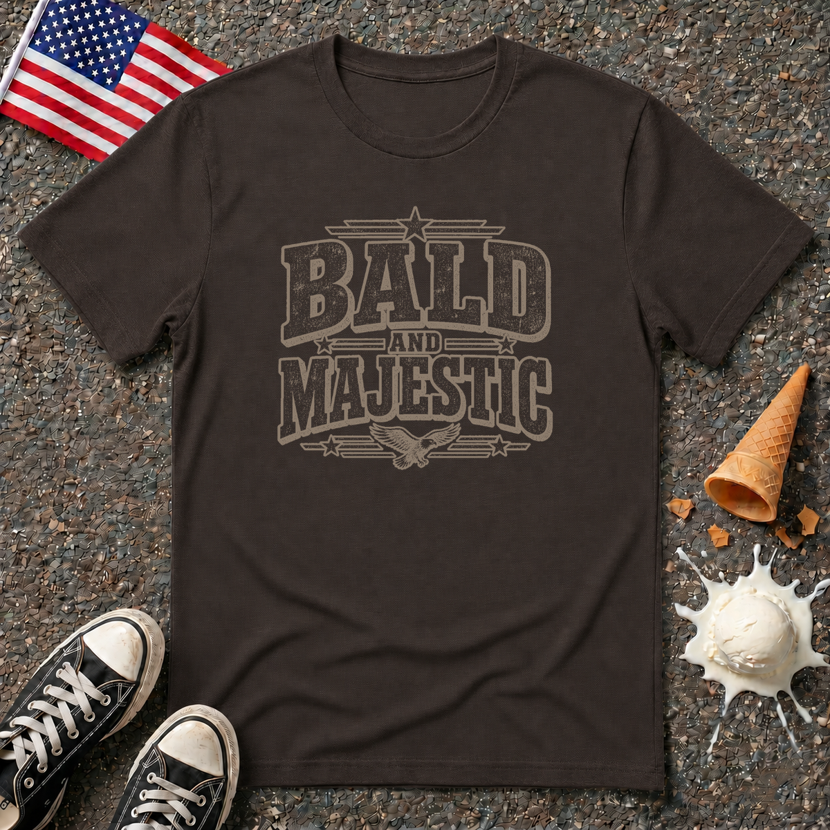 "Bald and Majestic" Tee