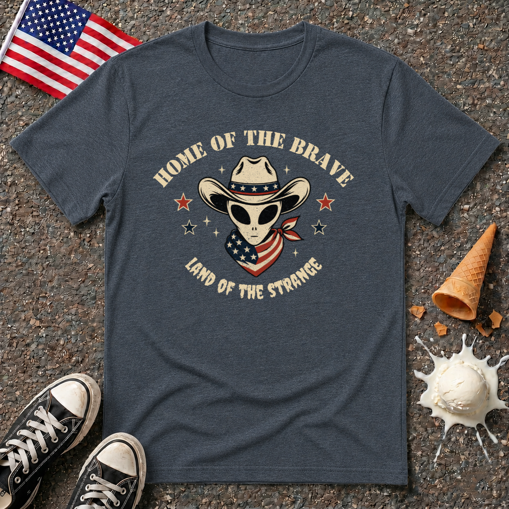 "Home of the Brave" Alien Tee
