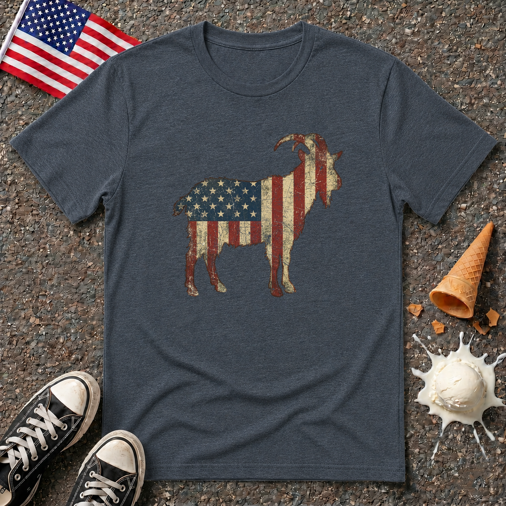 Patriotic Goat Tee