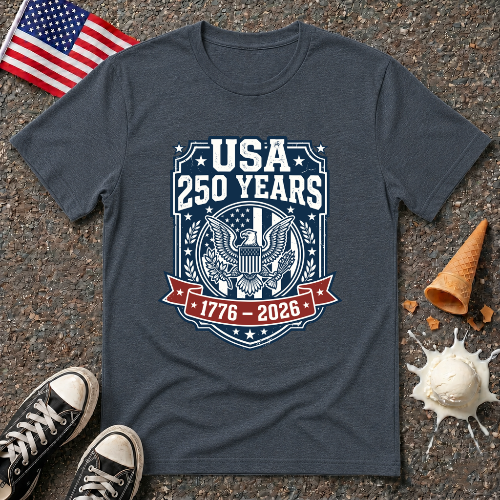 USA 250 Badge Tee