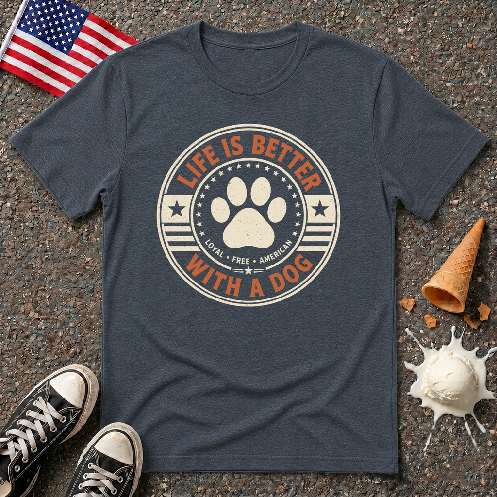 "Life Is Better With A Dog" Tee