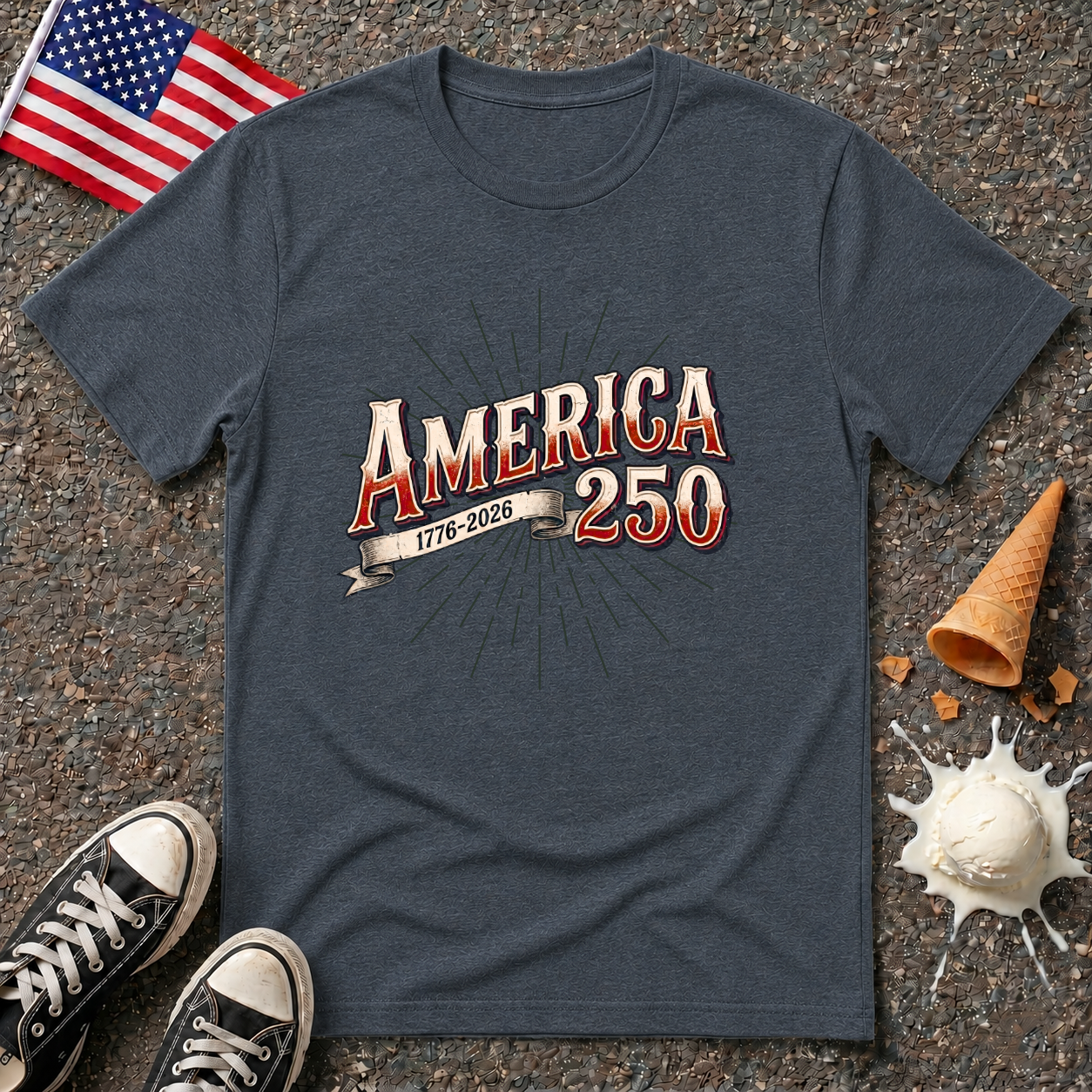 America 250 Vintage Tee