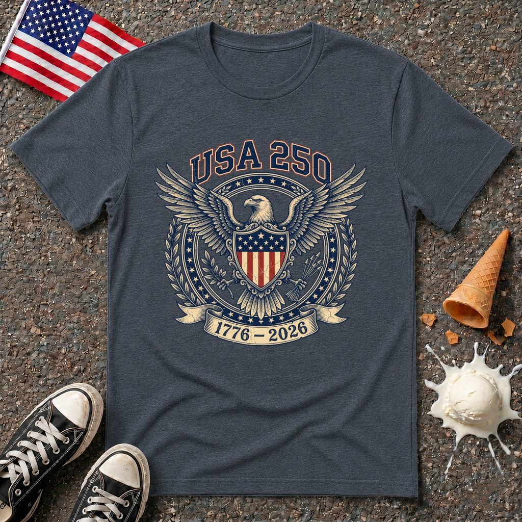 USA 250 Eagle Emblem Tee