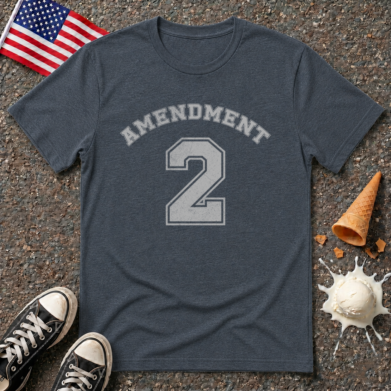"Amendment 2" Vintage Tee