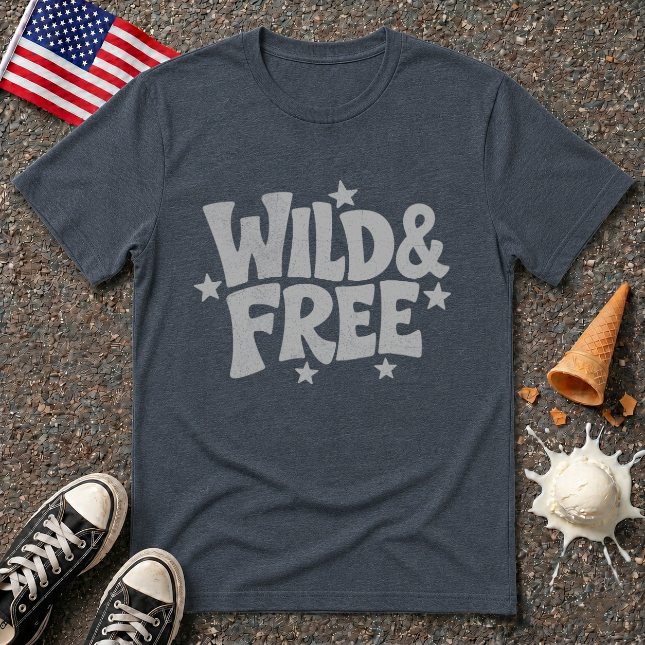 "Wild & Free" Tee