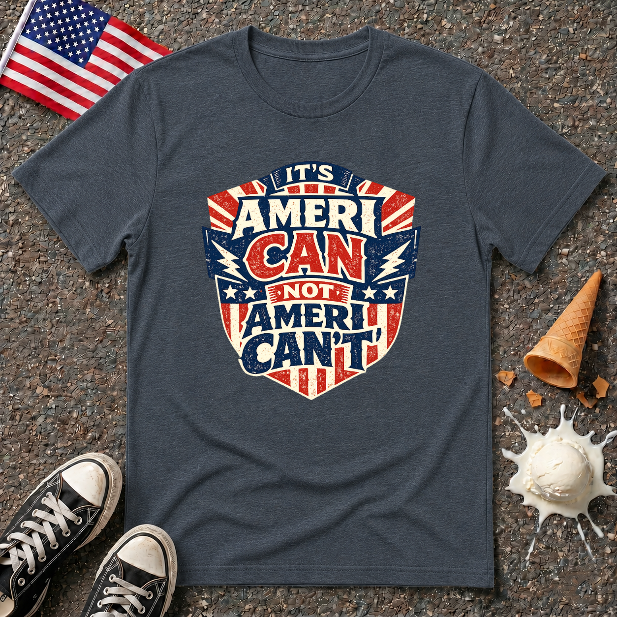 "It's Ameri-CAN" Vintage Tee