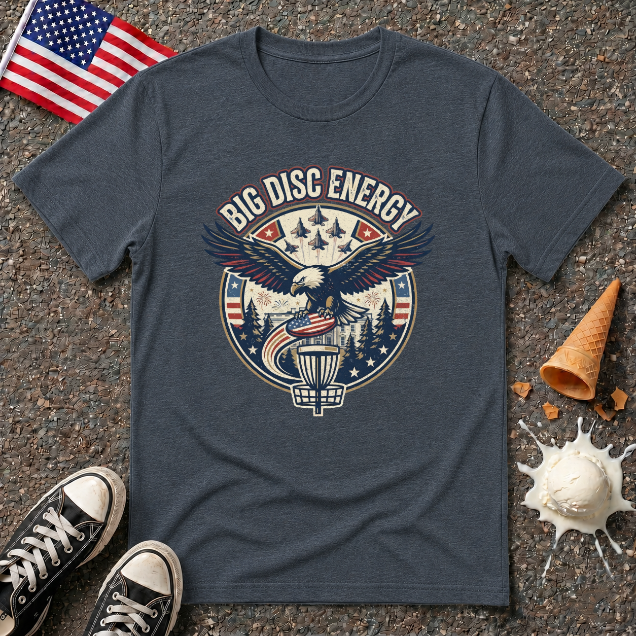 "Big Disc Energy" Vintage Tee