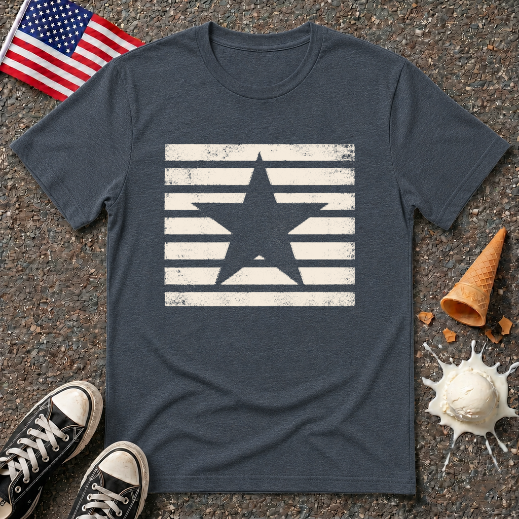 Striped Star Vintage Tee