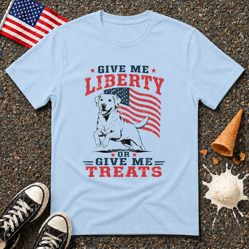 "Give Me Liberty or Treats "Tee
