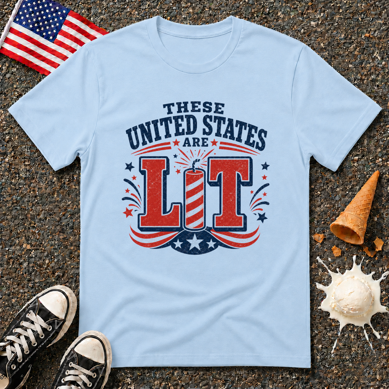 "These United States Are Lit" Tee