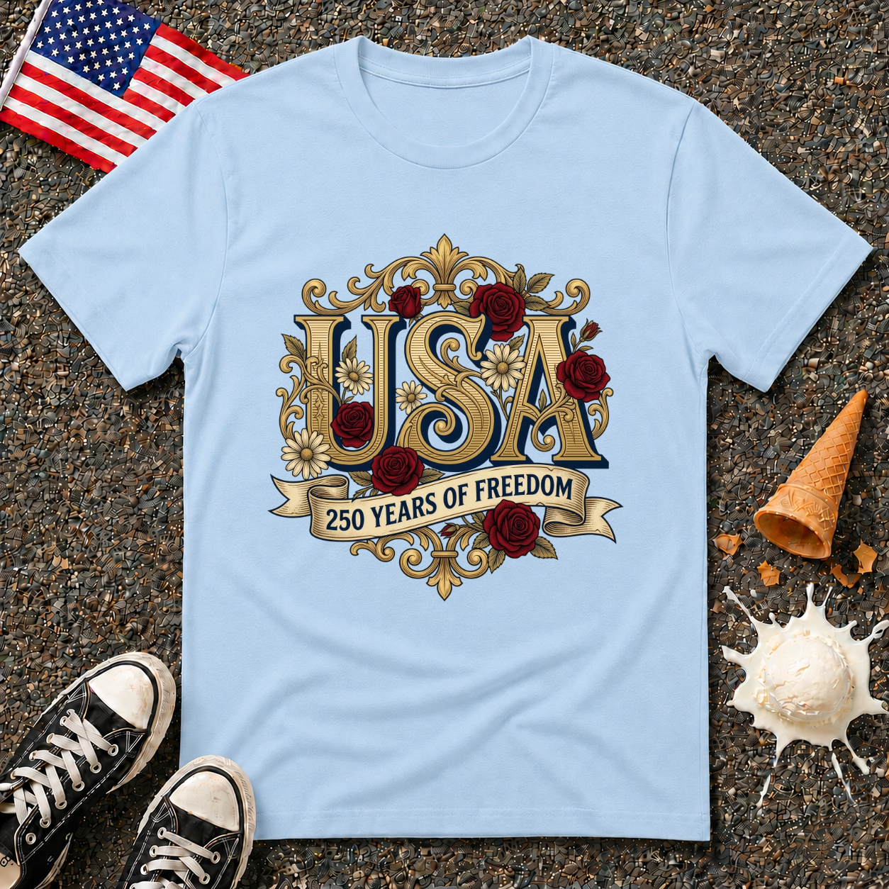 Ornate 250 Years Tee