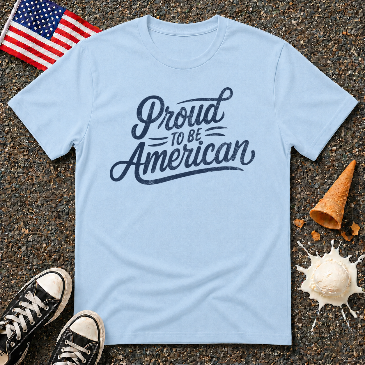 "Proud to Be American" Tee