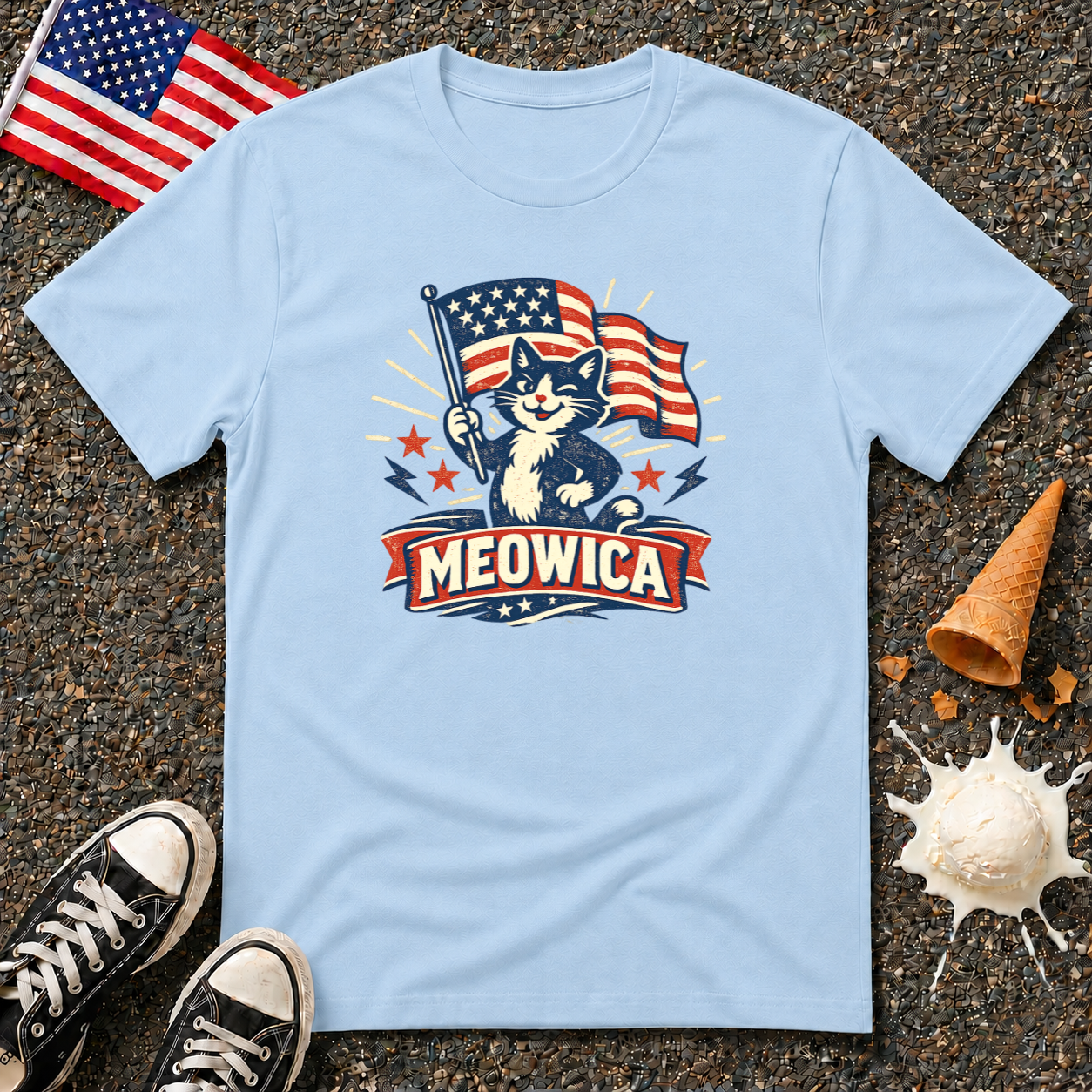"Meowica" Tee