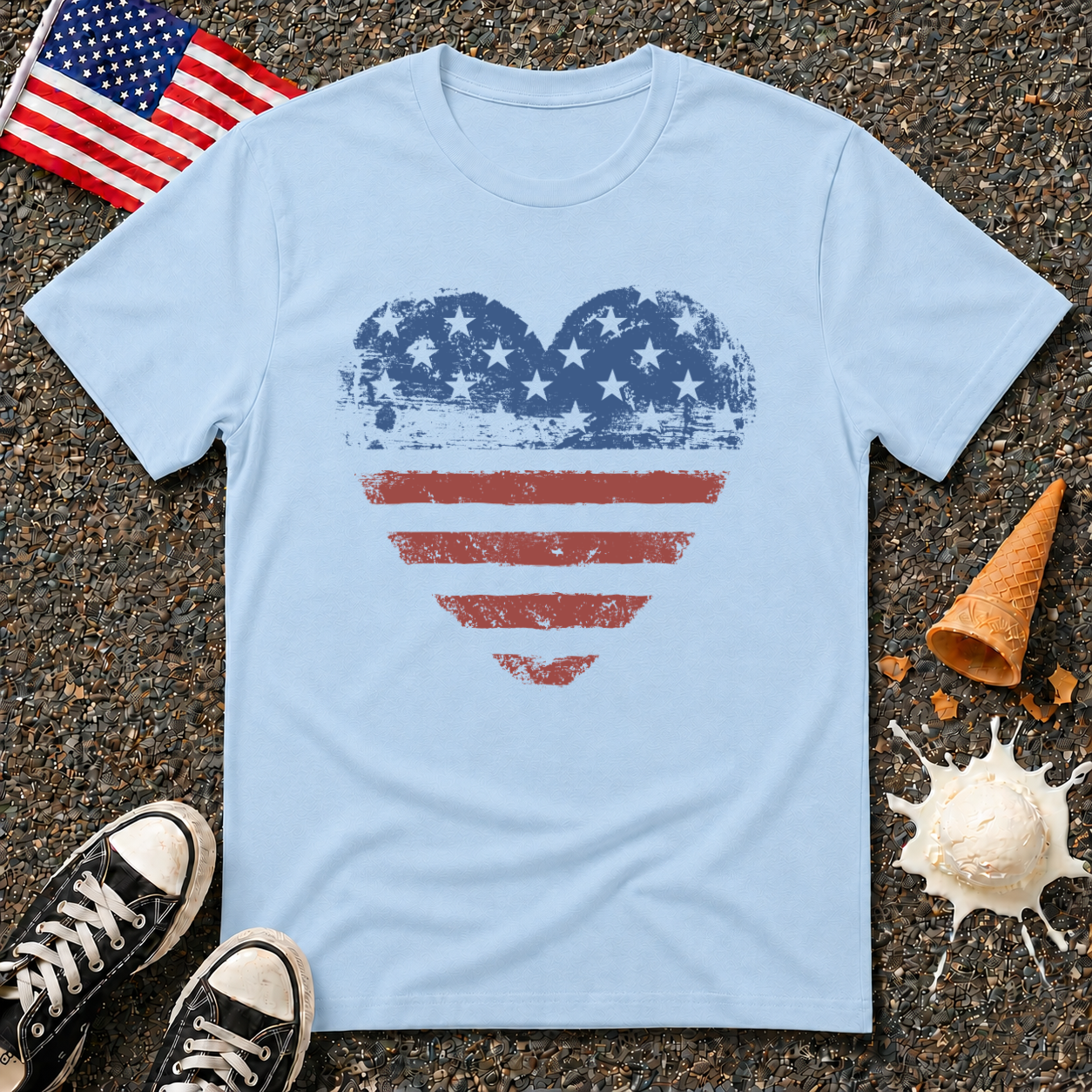 Eroded Heart Tee
