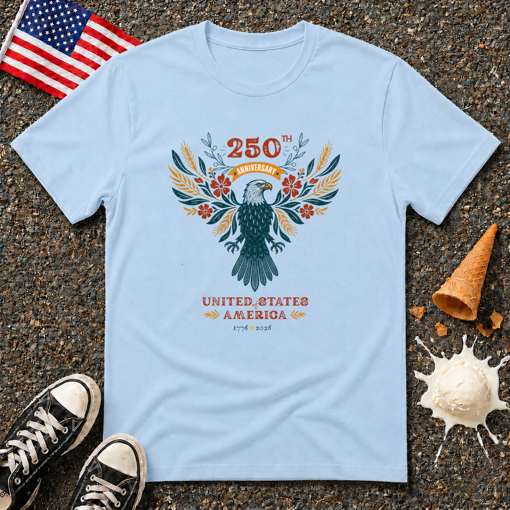 250th Anniversary Folk Eagle Tee