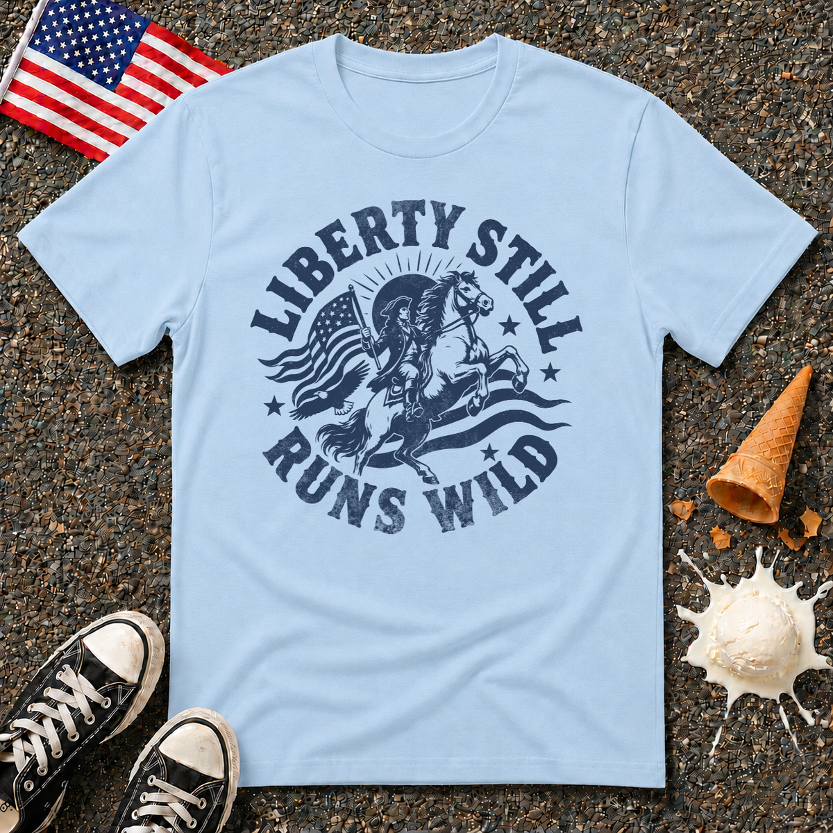 "Liberty Still Runs Wild" Vintage Tee