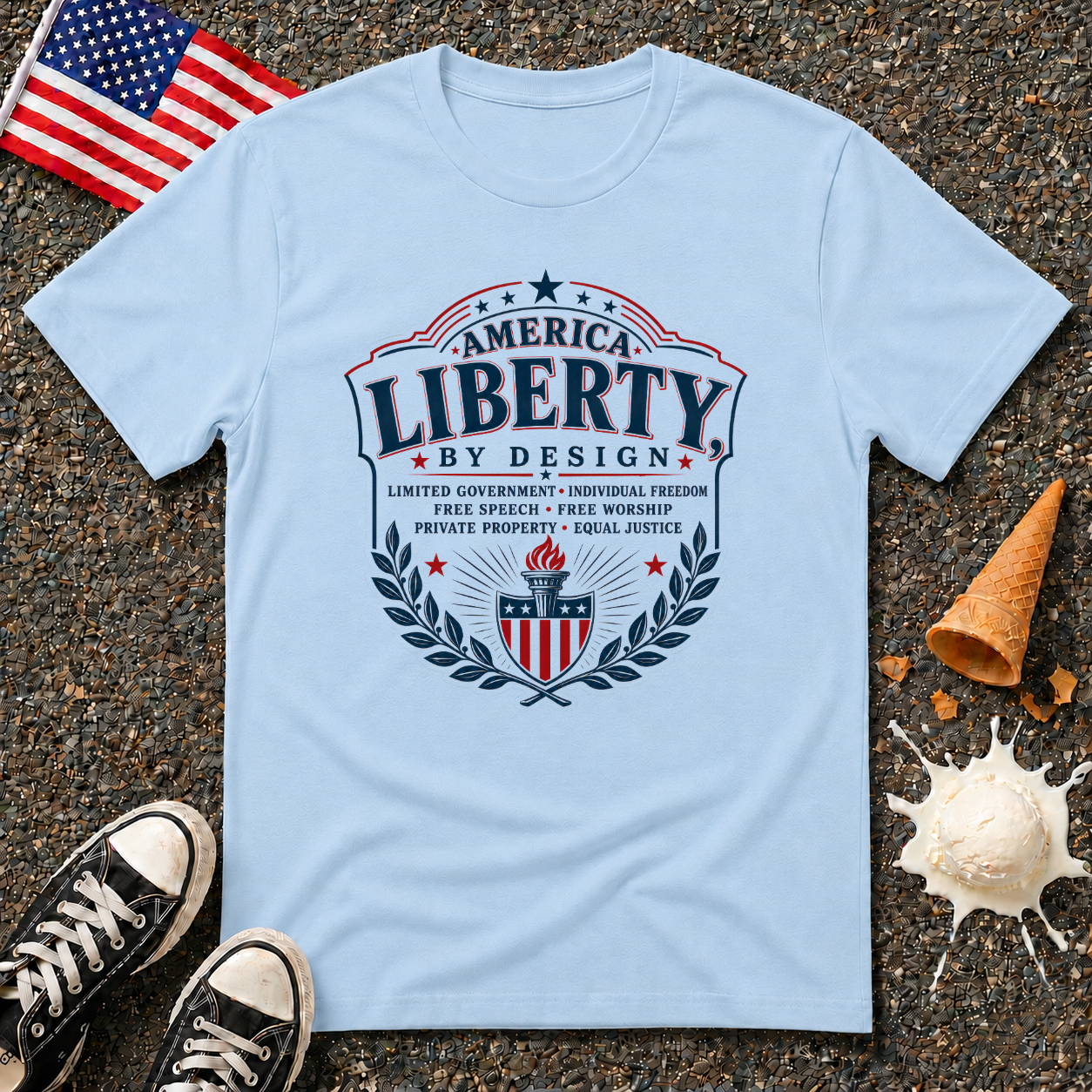 "Liberty By Design" Tee