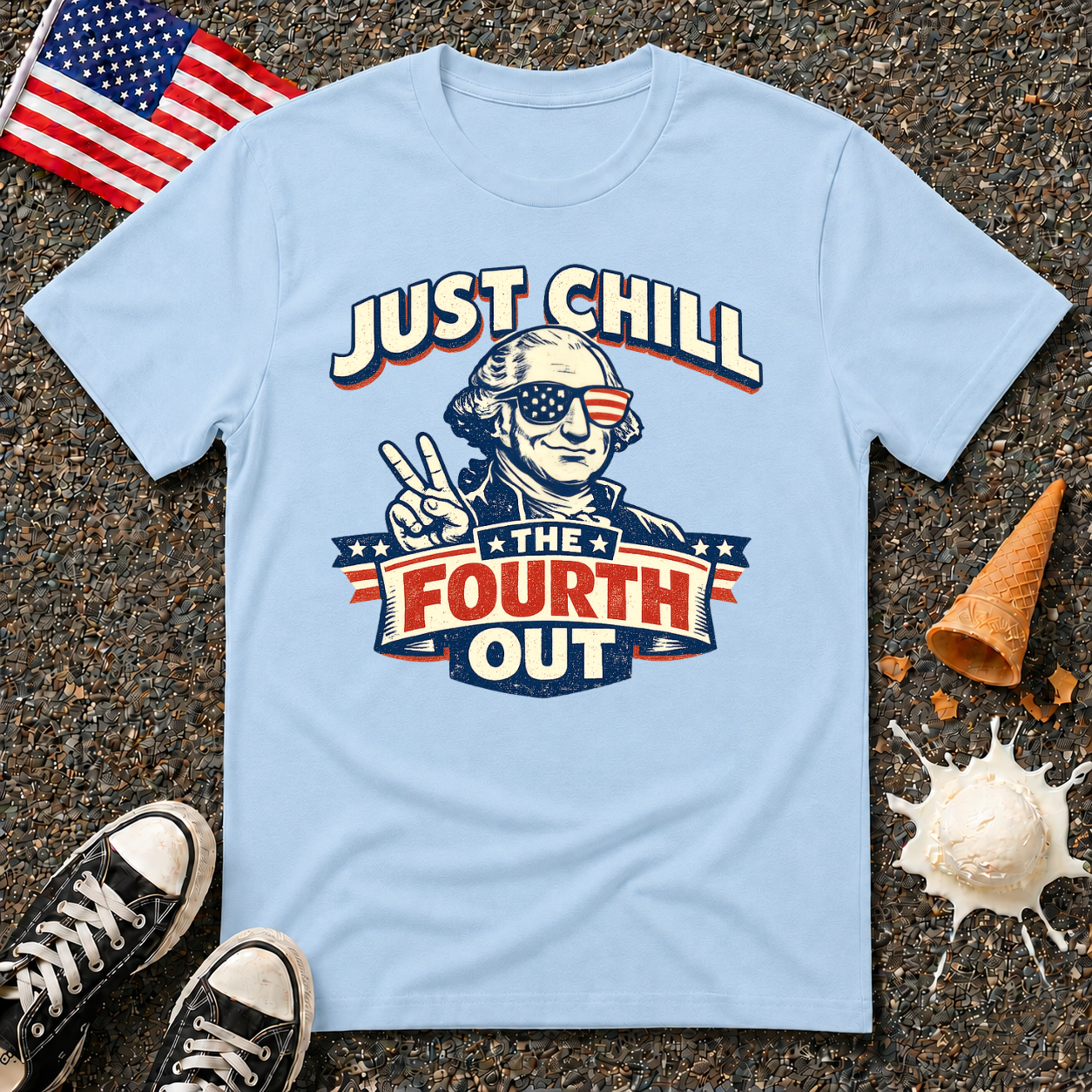"Just Chill the Fourth Out" Tee