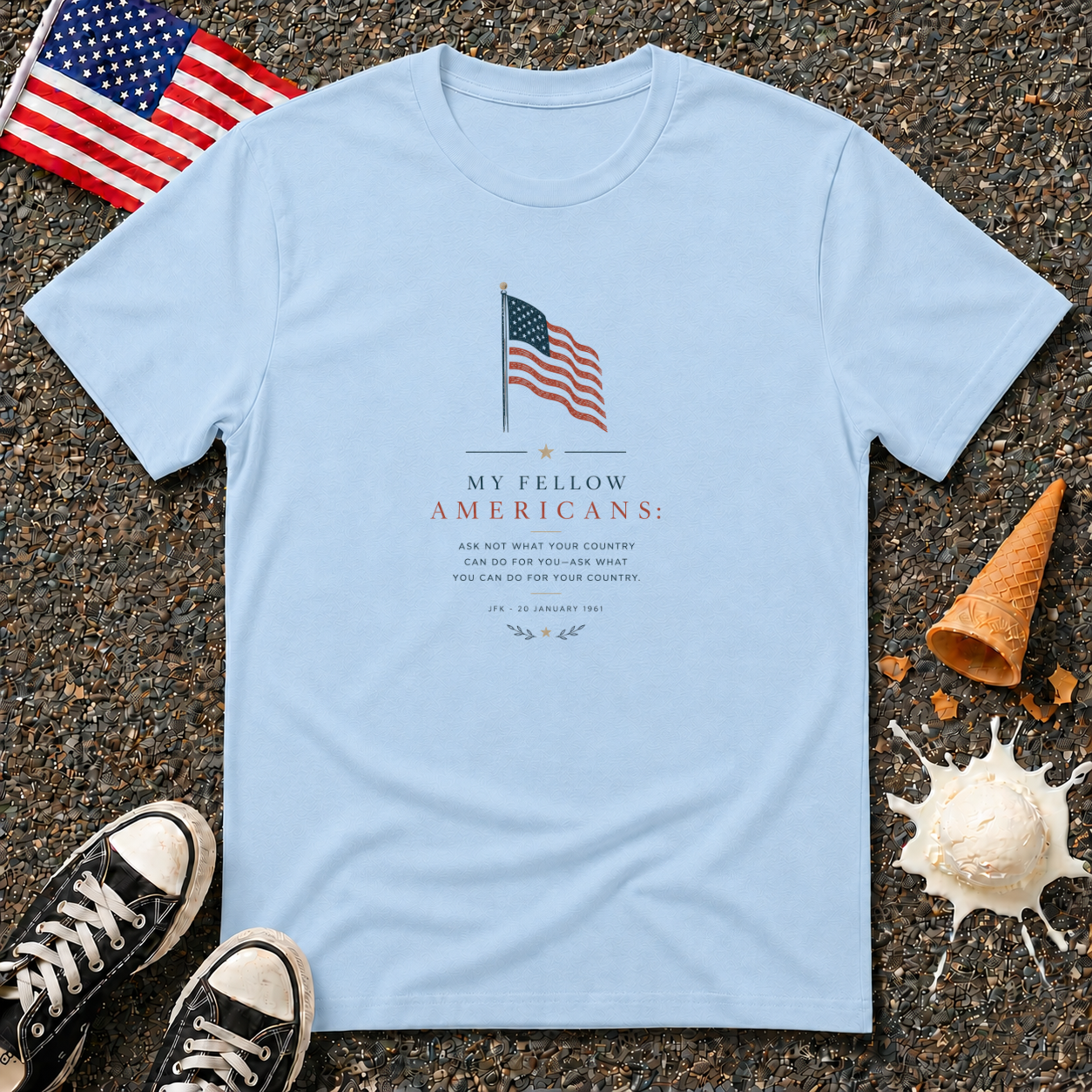 "My Fellow Americans" Quote Tee