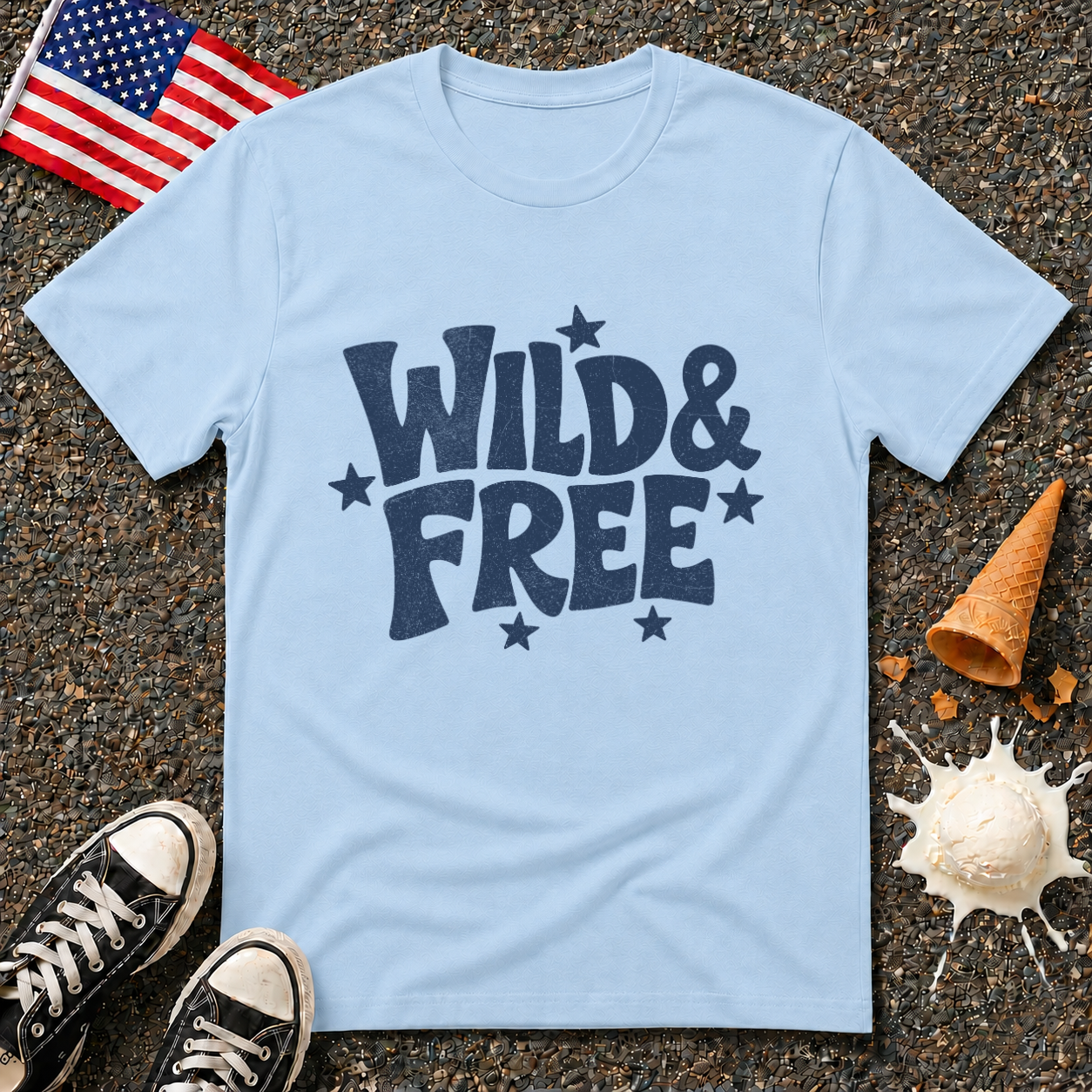 "Wild & Free" Tee