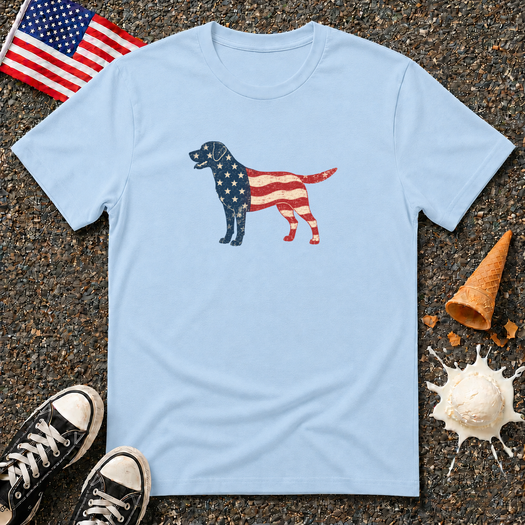 Patriotic Labrador Tee
