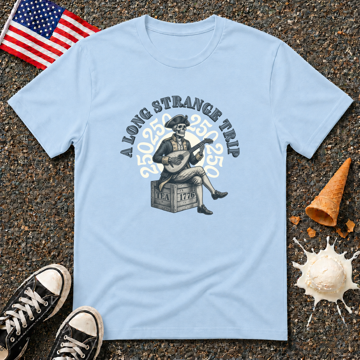 "A Long Strange Trip" Vintage Tee