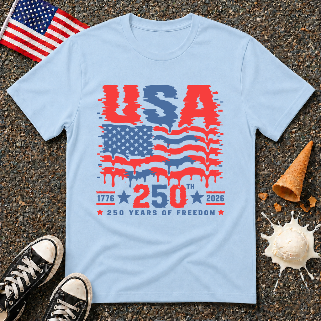 USA 250 Glitch Tee