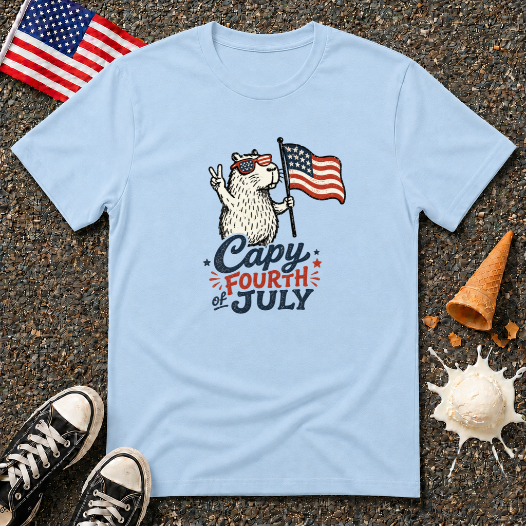"Capy Fourth of July" Tee