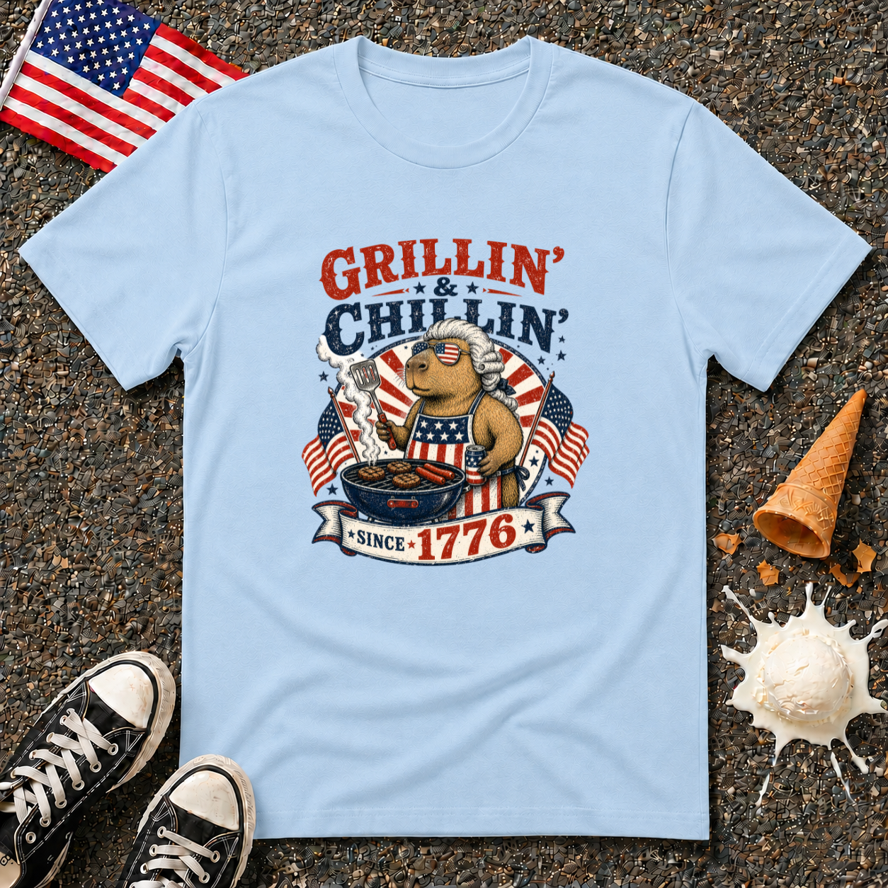 "Grillin' & Chillin" Tee