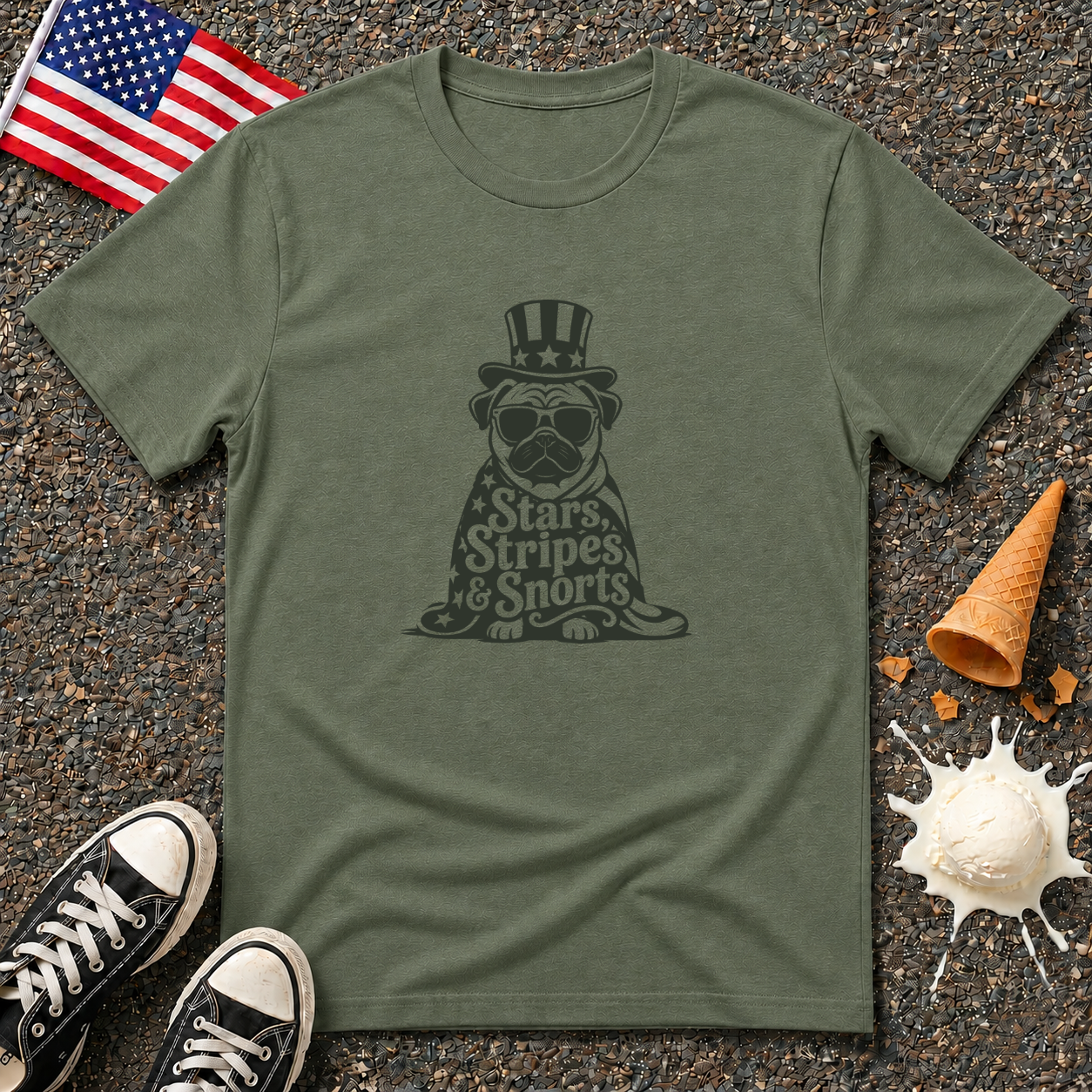 “Stars, Stripes & Snorts” Tee