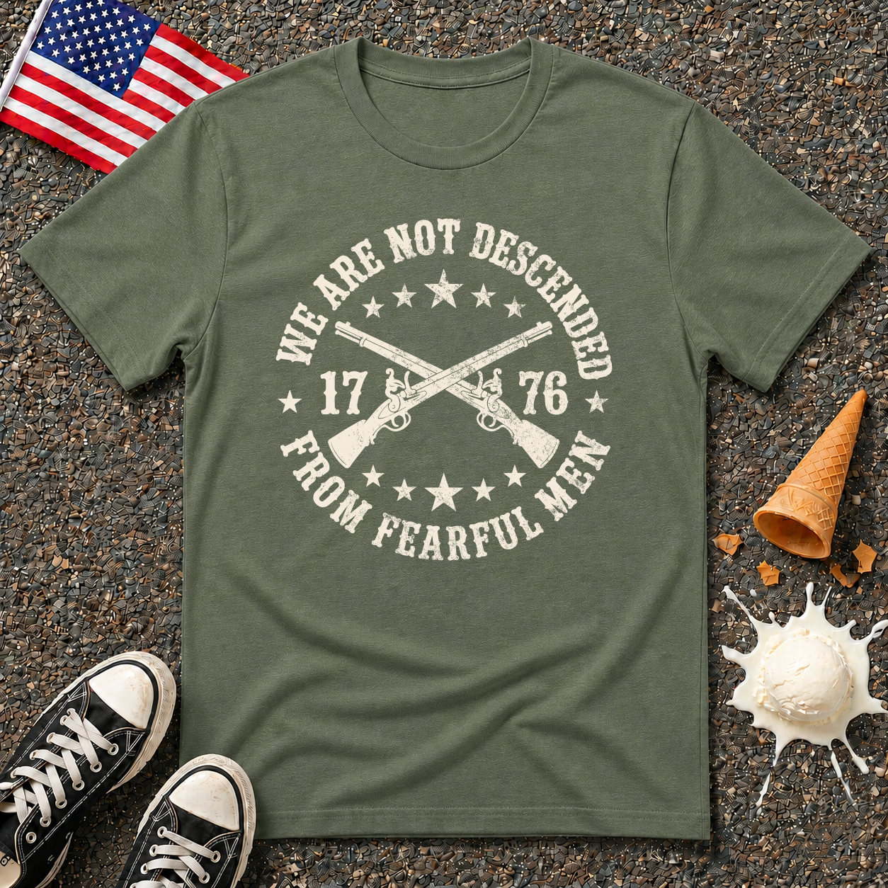'We Are Not Descended From Fearful Men' Tee