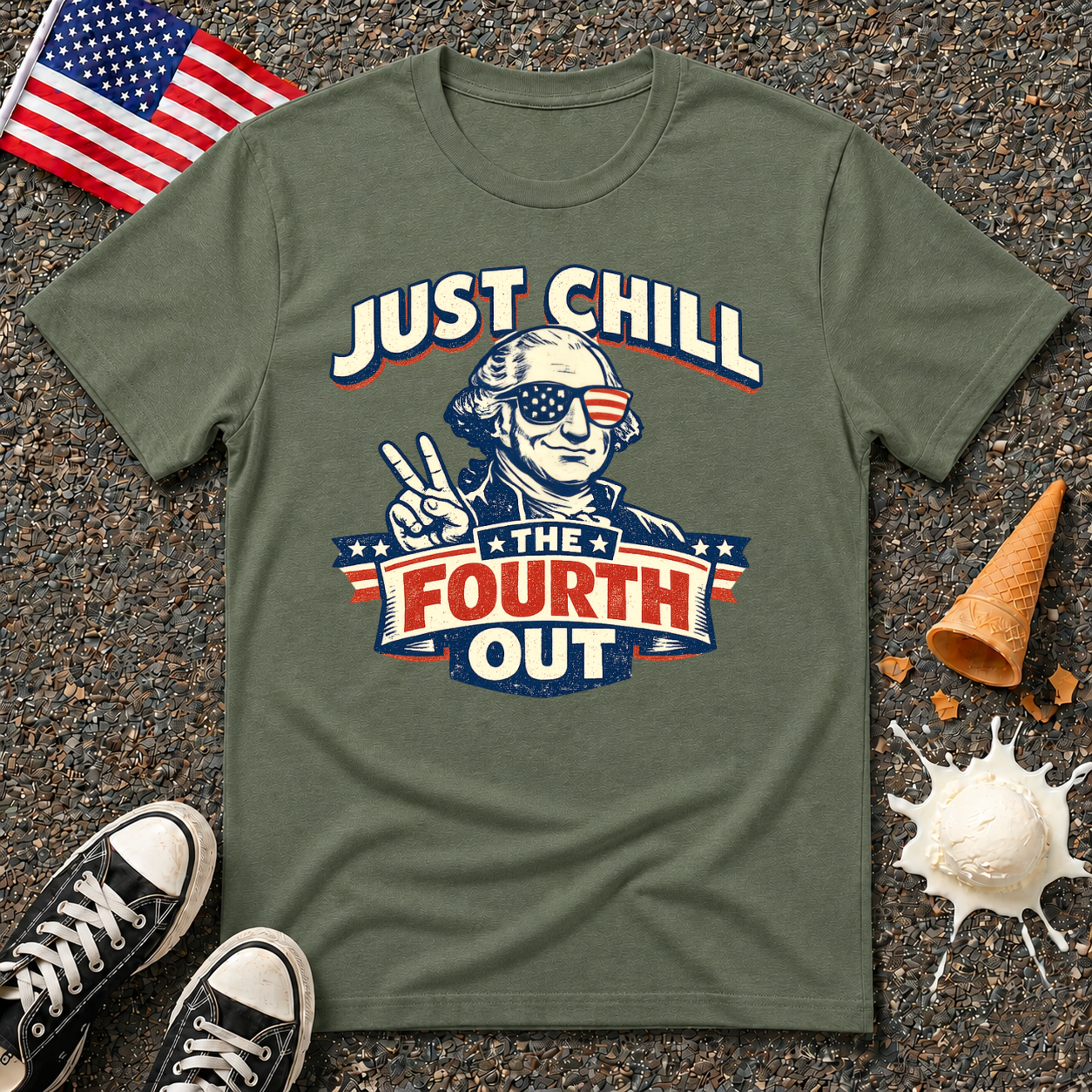 "Just Chill the Fourth Out" Tee