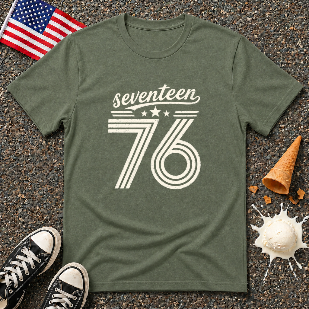 "Seventeen 76" Retro Tee