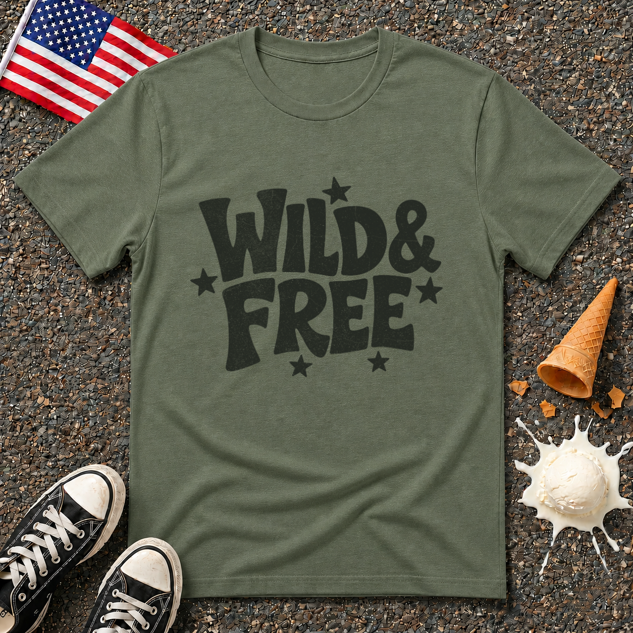 "Wild & Free" Tee