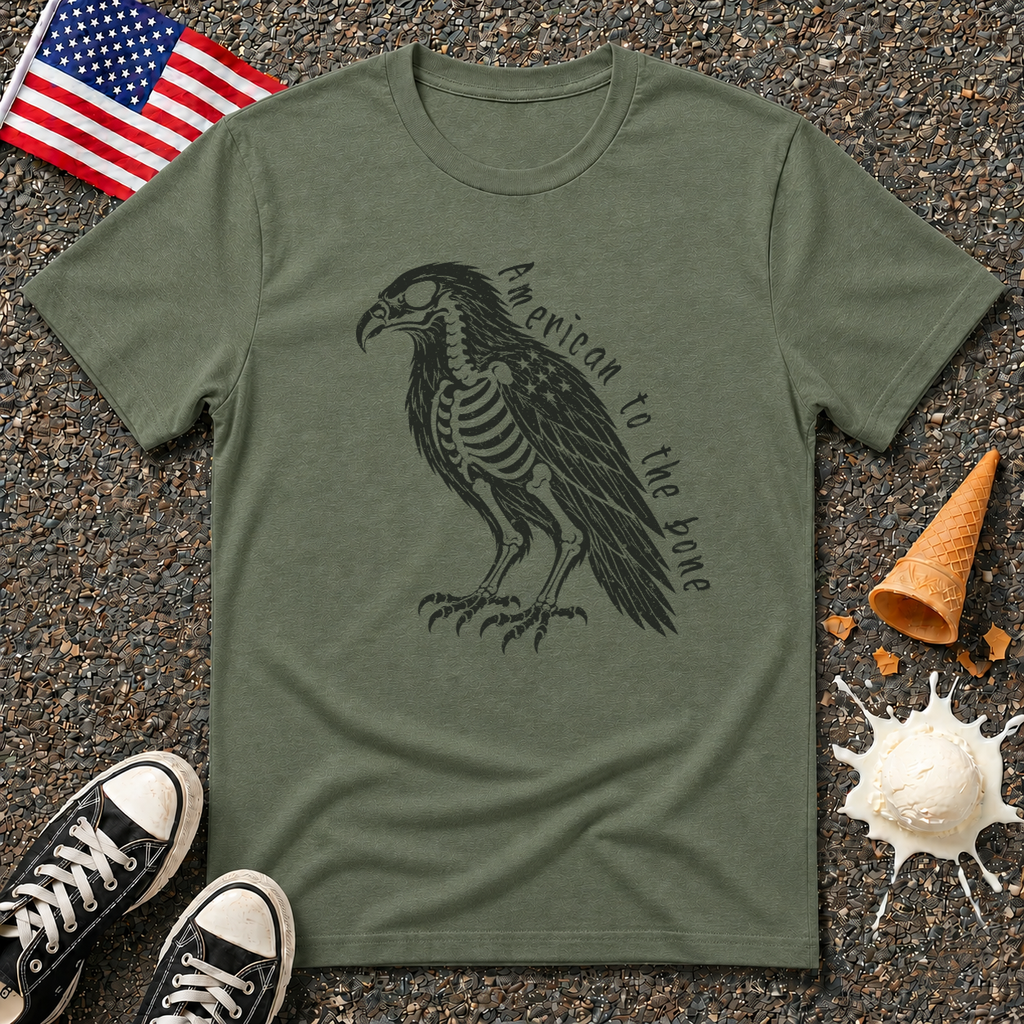 "American to the Bone" Halloween Tee