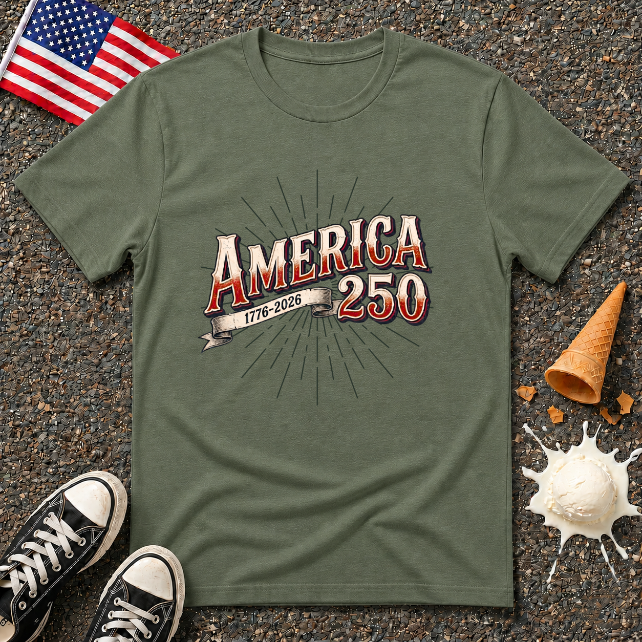America 250 Vintage Tee