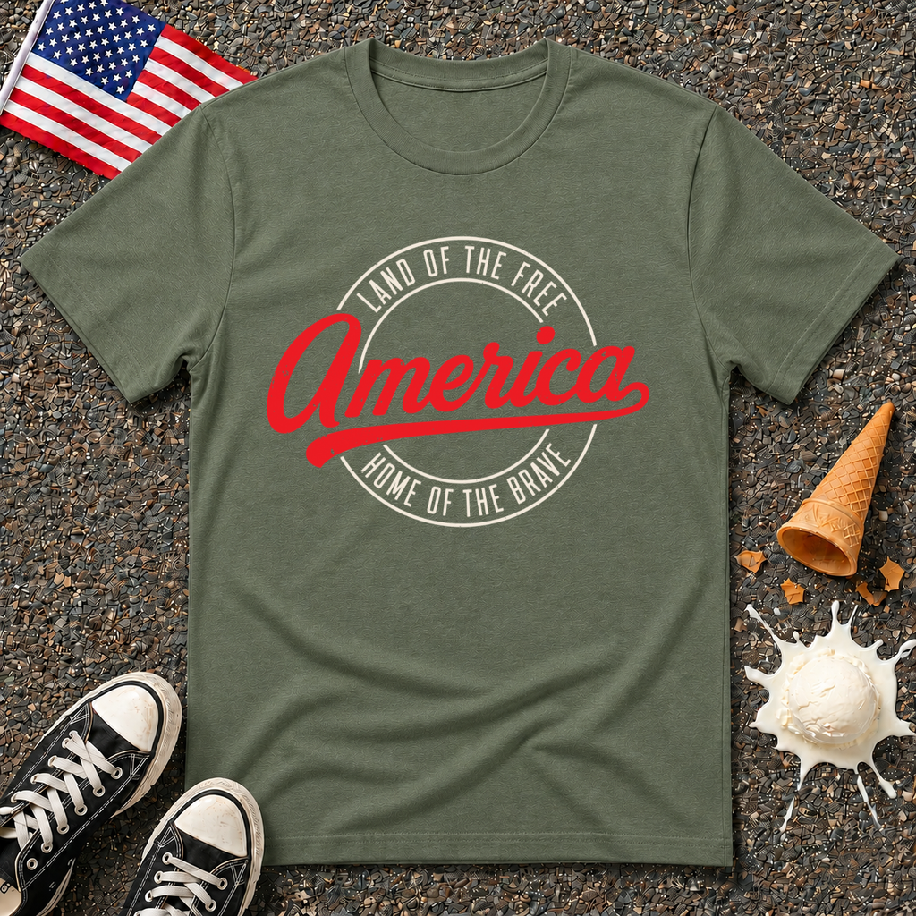 "America" Badge Tee