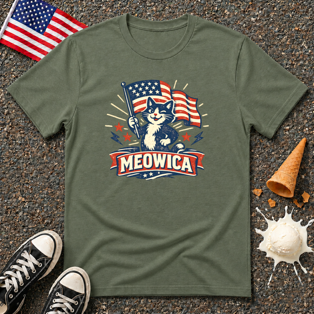 "Meowica" Tee